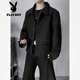 Playboy (Playboy) Veste de costume rembourré à épaule légère et élégante pour hommes à printemps et à automne à l'automne