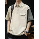 Jiujiu Wang Jiumu Wang Shirt à manches courtes pour hommes élastiques à séchage rapide élastique lointain extérieur de polie japonais Summer T-shirt masculin Z838 APRICOT M Convient pour 115-130Jin [Jin est égal à 0,5 kg]