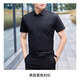 
Beiluo anti-wrinkle shirt work clothes summer short-sleeved custom printed logo office office work clothes professional dress [men's top] XTZYZ-701 men black S