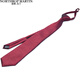 North Martin high-end red wedding zipper tie men's shirt knot-free easy-to-pull lazy high-end Qiji red