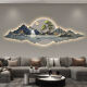 Shinniao flows water and makes money landscape paintings New Chinese style living room decoration paintings Sofa background wall hanging paintings Atmospheric tea room wall decoration 13548 90*30 exquisite carved crystal porcelain paintings-no lamp style