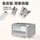 Coolbaby crib removable 0-3 years old multifunctional splicing bed foldable 1 basic bed + folding mattress + storage basket