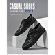 Katile Crocodile Summer Chaussures Men's Brepwant New Soft Sole Cuir Chaussures Fashionable Black Men's Touvas Chaussures de planche décontractées Blancs Breasping Ice Silk-6624DK 40 STANDARD SPORT