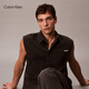 
Calvin KleinJeans25 early autumn new men's retro vacation style ck cotton linen blend sleeveless denim shirt 4RC733G