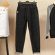 
Shiyan Hai Wave Code Women's Jeans in Spring and Summer Elastic High Waist Slim, Elastic High Waist, Fat and Beautiful 200Jin[Jin is equal to 0.5 kg] Wearable and slim, Black 01 9901 High-elastic Premium 2XL 130-150Jin[Jin is equal to 0.5 kg]
