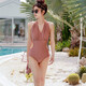 Modal 2025 new bikini mesh sun protection sexy Biki small breasts gathering ins slimming hot spring one-piece swimsuit women 12213-Black S (80-90Jin [Jin equals 0.5 kg])