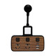 Xiao MI T-TODO DE MADERA COBRE COBRA COBRA COMPRANA USB Noche Carretera Multi-bit Convertidor Madera Grain 854 con USB