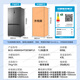 Haier refrigerator 659 liter four-door cross-fold double-door more than 600 liter new first-level energy-efficient and energy-saving air-cooled frost-free household large-capacity ultra-thin smart refrigerator [New 659] EPP ultra-clean system丨Three-speed temperature change丨Oxygen-resistant dry and wet storage