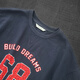 
MeiYANG (MEIYANG) Morning Dew Bubble Set [Zero Pressure Series] Citrus Bubble Sweatshirt Shorts Navy Blue L