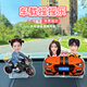 Litian Custom Car Netter Kopf zitternde Ornamente kreative Windmühlen-Innenzubehör Baby Paar Familie drei Fotos schütteln Musik Solarzelle Dual-Use Single Person 691