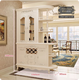 Gu Jia Duke 2025 new doorway integrated solid wood European style entrance cabinet wine cabinet living room partition cabinet double-sided room cabinet screen 695 (0.9 meters) assembly frame structure