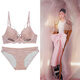 Victoria Palace French Sexy Dessous Set, große Brüste, kleine anti-saggroße sexy Spitze sammeln BH atmungsaktives BH-Set, schwarz 70b /32