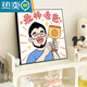 Shantoulin Village Father's Day Digital Oil Painting Diy Filling Coloring Hand-painted Acrylic Coloring Send Dad's Birthday Gift Hand-decorated XH15657 40*40cm Inner Frame