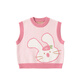 Dudu Girl Knited Vest Automn Boy Cartoon Pull sans manches