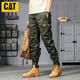 Carter (CAT) Pantalon de travail pour hommes pantalons de lavage à printemps masculins pantalons multi-sacs de coton américain en plein air 679 Noir Style régulier 28 Recommandé 90-110jin [Jin est égal à 0,5 kg]