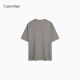 卡尔文·克莱恩（Calvin Klein）CK Jeans25早秋新款男士休闲纯色字母印花纯棉宽松短袖T恤4RC829G L1X-冰珀绿 XS