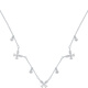 Saturday Blessing Necklace Women's Bow Pendant S925 Silver High-Quality Birthday Gift J0614989 40+5cm