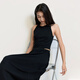 Robe sans manches en coton modal ochirly