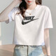 耐克（NIKE）短款运动短袖女夏季休闲T恤宽松上衣纯棉半袖BV6176 粉色/HM4621-675 纯棉短款  L 100-120斤