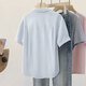Cypress Lapel Shirt 2025 Summer New Women's Commuter Casual Single Bretted Shoulder Short Sleeve Top