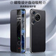 Guangdong Shenzhen Huawei Pura80 Case 80pro подлинный кожа 80pro + магнитный умный флип Pura80ultra Ultra-Thin Cull-Pack Anti-Fall Cracket Case Case Light Luxury High-End Business Trend Cowhide [Glaze Red] Магнитный умный флипа