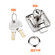 
AIFENGGE old style office drawer lock cabinet lock furniture cabinet lock length double opening door lock counter lock oblique tongue lock lock lock alloy 13822 lock short core (not open)