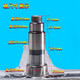 
Suitable for Haier washing machine tripod bearing water seal EG8014BDX59STU1EG8014BDX59SDU1 tripod + bearing water seal set send wrench screw