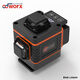 16 lignes 4d niveau laser Green Light 12 lignes 3D Ligne automatique Plafond Maulle d'autocollant Projecteur Haute précision Cross-Border Batterie verte XP3527