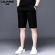 Lilang Men's informal Shorts Men's 2025 NUEVO SUMER SUMER ESTYLE VERSATILE VERSATILE Pantalones de cinco puntos de secado rápido Black 13067 M 165 (adecuado para el peso 90-120 Jin [Jin equivale a 0.5 kg])