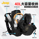 Jeep Functional Computer Bag Mochila para hombres Gran capacidad de 17.3 pulgadas Mochila de la computadora portátil Trip de negocios estudiantil Bag Black Warrior [puede tener una computadora portátil de 17.3 pulgadas]