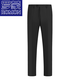 Romon Summer Light et haut de gamme Pantalon de soie de glace à séchage rapide pour hommes pantalons à jambe droite et pantalon décontracté âgé d'âge moyen et âgé hommes pantalons papa hommes noirs 9902 [été] style mince 29 = 2 pieds 2 tour de taille = 73 cm