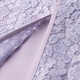 
OLJ light luxury brand dress for women 2025 summer new slim Chinese style cheongsam versatile acetate lace skirt Violet M