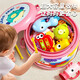 
Percussion instrument baby rattle drum beater drum beat baby kindergarten early education rattle drum waist drum rattle toy boy baby style - puzzle [double-sided drum] can be stored June 1st Children's Day early education rattle gift box