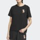 阿迪达斯（adidas）NEO短袖女装2025夏季健身训练运动服休闲透气圆领T恤半袖 IP3878黑色 110 M 推荐-120斤