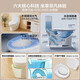 Pfeil (Pfeil) einteiliger Toilettenstrahl Siphon Toilettenhaushalt wassersparend und geruchssicherer kleiner Wohnung Large-Eindrang-Toilette AEB12609 Jet Siphon 丨 Ingenieursitz 400 Grubenentfernung
