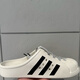 阿迪达斯 （adidas）ADILETTE CLOG 白色 洞洞运动休闲拖鞋 JH9849 JH9848黑色 43 支持鉴定