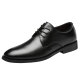 Sitio web oficial de Yierkang, sitio web oficial, zapatos de cuero informales, ropa formal de negocios a prueba de olor a hombres, altura de aumento en el novio de verano Compañero Yierkang Black 9928+Brown 9928 39