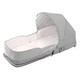 Baby crib portable removable bed-in-bed multifunctional foldable baby bed newborn baby bb crib with mosquito net mosquito net model space gray-naked bed + mattress + mosquito