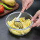 Ye Yu stainless steel potato masher kitchen gadgets food masher manual press kitchen gadgets new wave type #upgraded extra thick and more durable food grade #stainless steel material
