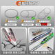 Train toy with track alloy extra large remote control high speed rail toy train children's Fuxing EMU model with straight track total length about 1.2 meters