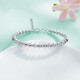 Beijing Gold Trading Center Co., Ltd. pt950 platinum abacus bead scimitar bead bracelet adjustable women's birthday gift for girlfriend, about 13.03g