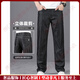 rowilcsGTAS brand men's ice silk jeans men's summer thin straight loose summer ultra-thin casual men's pants ice silk black 9763 28 waist circumference 2 feet 1