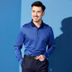 Hongdu Frühling und Herbstbuch mittleren und älteren Männer Langarm T-Shirt Business Casual Revers-Lampel-Herren-T-Shirt Red TM6189-2 One Size 170/88A