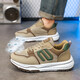 
Light luxury brand men's shoes mesh breathable and fashionable versatile Forrest Gump shoes men's trendy shoes non-slip wear-resistant sports casual shoes 9913 white 43