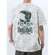 T-shirt à manches courtes à manches courtes à manches courtes pour hommes 2025 T-shirt de grande taille de grande taille en coton épais de Vancl Eslite