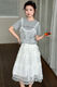 Girls' fashionable sweet lace skirt 2025 summer new Korean version of children's versatile egg skirt 150