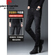 皮尔卡丹（pierre cardin）官网2025夏季新款黑灰色牛仔裤男士修身小脚弹力百搭休闲长裤 1049灰色 28
