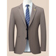 Ankündigung Vogel Maulbeerbeere Seide Dünne Anzug Leichte Luxus -Single West Jacke Spring Business Casual Color Slim Anzug 6630 Hellbraun S 165/84