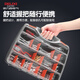 DELIXI ELECTRIC Parts Storage Box Portable Drill Bit Sorting Box Tool Box Accessories Classification Compartment Box Screw Storage Box Single-sided Model 23 Grids Detachable