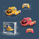 Fernbedienungs-U-Boot wasserdichtes Ladung Fernbedienungs-Kontrollboot-Spray-Motorboot Kinderspielzeug Schwarze Technologie Hochleistungs 3736-Spray Hippopotamus Toys Changwan [drei Sätze Batterien + 2 Ladekabel]